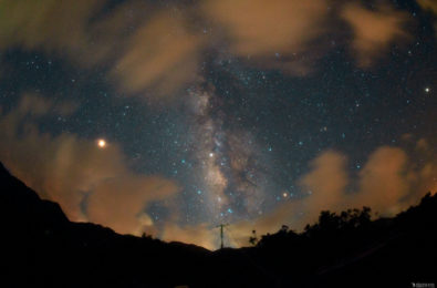 石垣島の星空保護区で見られる天の川の写真