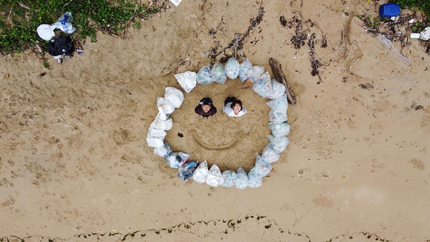 沖縄らしい「本当の美しいビーチ」を目指して！SDGsの第一歩なゴミ拾い。