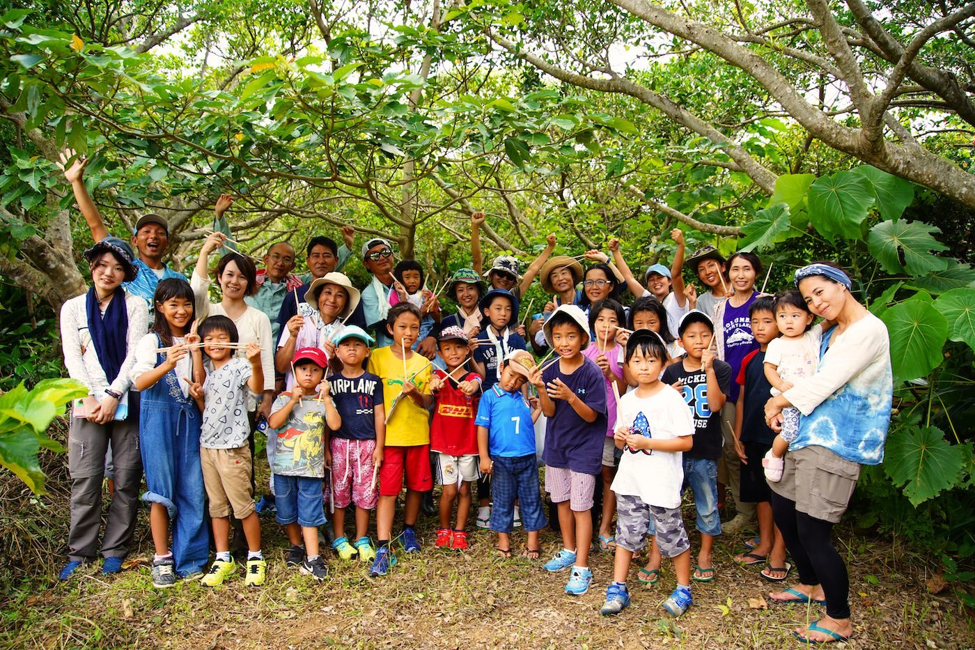 石垣島で木を植えるイベント